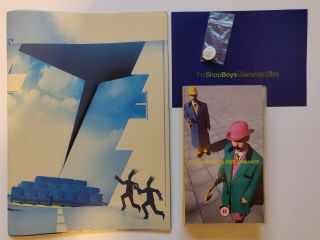 Pet Shop Boys Performance 1991 Tour Programme,  Psb Merchandise Pin,  Vhs