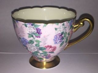 Shelley Summer Glory Chintz Cup Only Ivory.  - B912