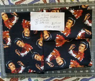 Elvis Cowboy Fabric