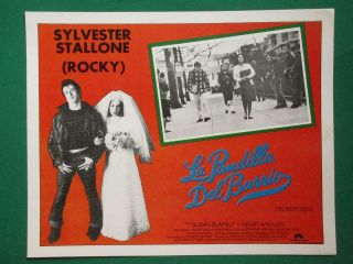 Sylvester Stallone No Rocky The Lords Of Flatbush Spanish Mexican Lobby Card 3