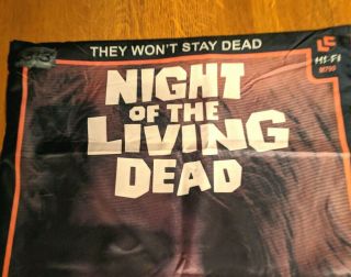 Night Of The Living Dead Retro VHS Tape Pillowcase Candy Sack By Loot Crate 2