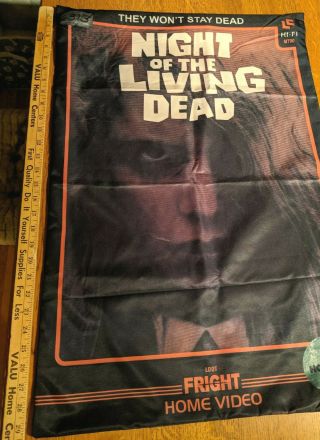Night Of The Living Dead Retro VHS Tape Pillowcase Candy Sack By Loot Crate 4