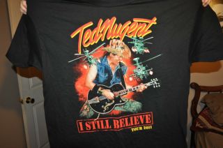 Ted Nugent Shirt Official Tour 2011 Shirt Size 2xl Never Worn