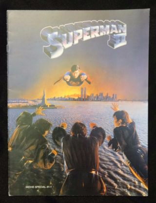 " Superman Ii " The Man Of Steel Meets His Match.  Kryptonian - Movie Program