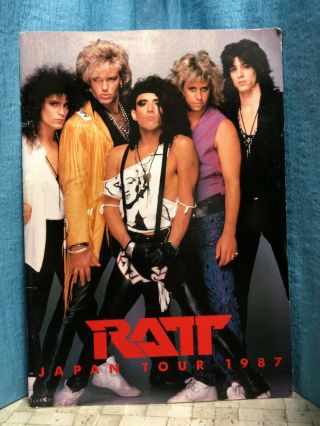 Ratt Concert Japan Tour Book 1987 Rare