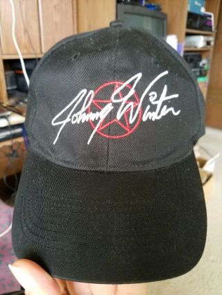 Johnny Winter Vintage Official Baseball Cap / Hat Never Worn