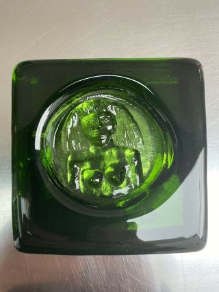 Erik Hoglund For Kosta Boda - Swedish Art Glass - Green “eve”