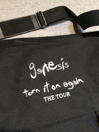 Rare Orig 2007 Genesis Laptop Bag Turn It On Again Tour Phil Collins Tony Bank