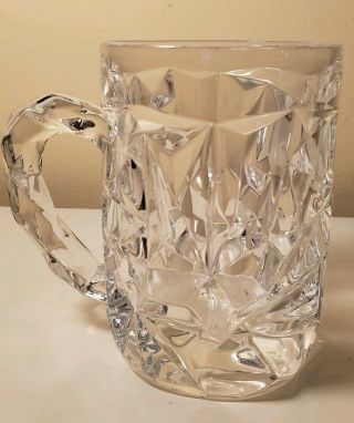 Tiffany & Co Rock Cut Beer Mug Glass