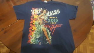 Van Halen 2015 World Tour Shirt Men 