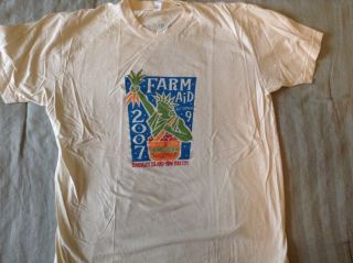 Farm Aid 1997 T - Shirt Neil Young Willie Nelson Dave Matthews Allman Brothers Xl