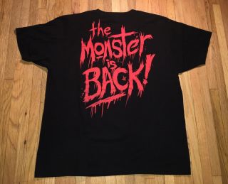 BOTDF Blood On The Dance Floor The Monster Is Back Shirt Rare XL Ima Monster 2