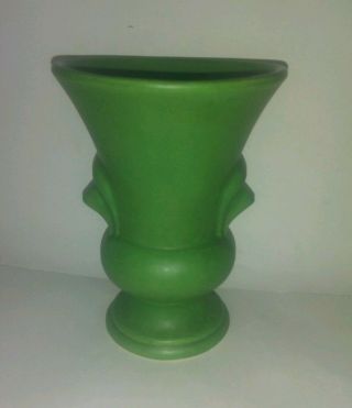 Unusual Vintage Roseville,  Mccoy,  Weller 7 " Matte Green Vase Antique Unmarked