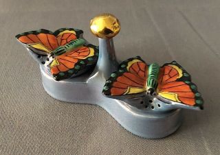 Vintage Early NORITAKE Chikaramachi BUTTERFLY SALT AND PEPPER SHAKERS 4