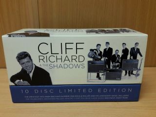 Cliff Richard And The Shadows Limited Edition 10 Cd Box Set Hy 90899
