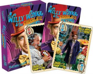 Willy Wonka And The Chocolate Factory Movie Photo Images Playing Cards