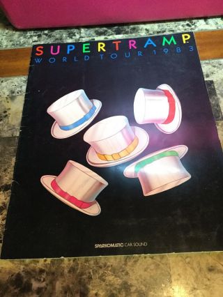Vintage Supertramp World Tour 1983 Concert Tour Program