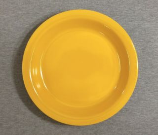 Vintage Fiesta Kitchen Kraft Yellow Small 9 1/2 " Pie Plate - Fiestaware