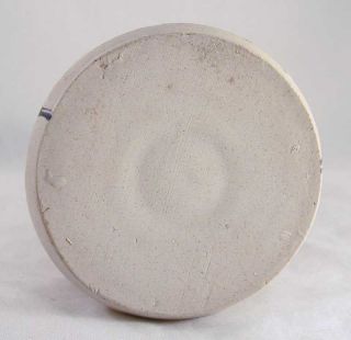Blue Gray Stoneware Candle Holder Williamsburg Pottery 7