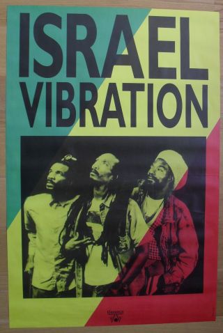 Israel Vibrations Reggae French Concert Poster 