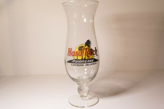 Hard Rock Cafe Cayman Islands Hurricane Glass Hrc Logo