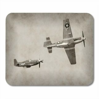 Gaming Mouse Pad Ww2 World War Ii Fighter Airplanes In Flight Second Mousepad