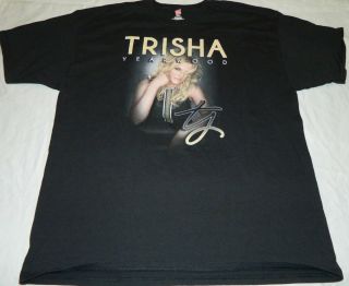 Trisha Yearwood World Tour 2014 With Garth Brooks 2xl T - Shirt Black Graphics