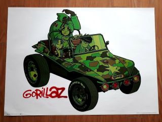 Gorillaz 2001 Big Product Poster