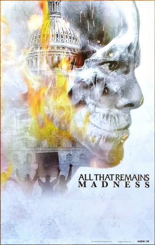 All That Remains Madness Ltd Ed Rare Tour Poster,  Metal Rock Poster