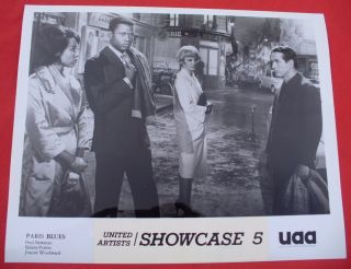 Paris Blues - 1961 Movie Press Kit 8x10 B&w Photo Paul Newman Sidney Poitier Nr