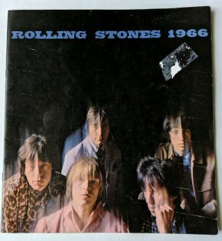 Rare The Rolling Stones 1966 Aftermath Tour U.  S.  Concert Program Book Sacramento