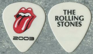 Rolling Stones Keith Richards Authentic 2003 Licks Concert Tour Band Guitar Pick