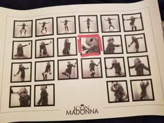 Madonna Celebration Poster/lithograph Icon Exclusive Fan Club Members Only 2010