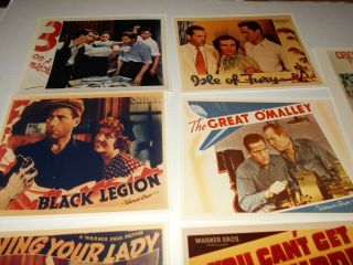 Humphrey Bogart 8 Ad Art Photos Swing Your Lady Great O ' Malley 3 On A Match 2