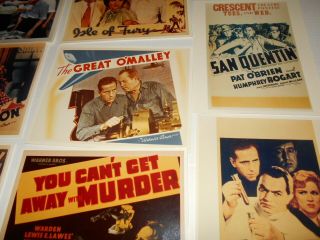 Humphrey Bogart 8 Ad Art Photos Swing Your Lady Great O ' Malley 3 On A Match 4