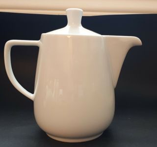 Mid - Century Modern Melitta White Coffee Pot Pristine Vintage