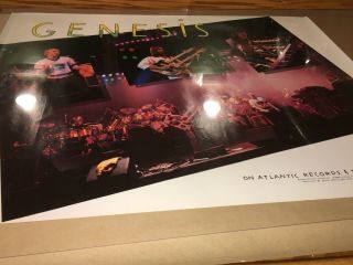 Genesis In Concert 1979 Atlantic Records Poster NEVER DISPLAYED 3