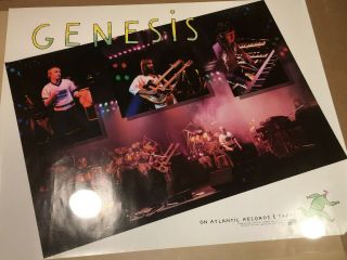 Genesis In Concert 1979 Atlantic Records Poster NEVER DISPLAYED 5