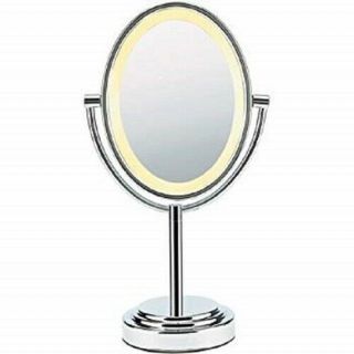 Conair Oval Mirror With Lights,  Double Sides,  7x/1x,  360 Turns,