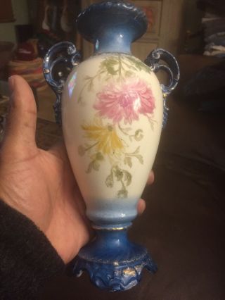 Antique Royal Bonn Porcelain Hand Painted Vase 3