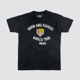 2013 John Mayer Born And Raised World Tour T - Shirt Tiger Patch Medium