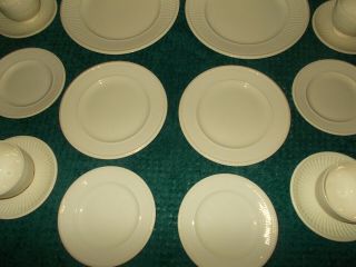 18 Pc Set WEDGWOOD OF ETRURIA & BARLASTON EDME Dinnerware Plates Cups & Saucers 2