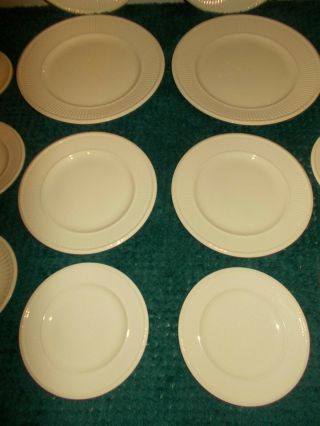 18 Pc Set WEDGWOOD OF ETRURIA & BARLASTON EDME Dinnerware Plates Cups & Saucers 3