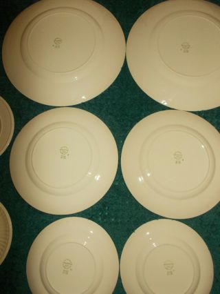 18 Pc Set WEDGWOOD OF ETRURIA & BARLASTON EDME Dinnerware Plates Cups & Saucers 6