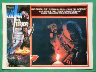 The Hills Have Eyes Part Ii Horror Wes Craven Orig Spanish Mexican Lobby Card 1