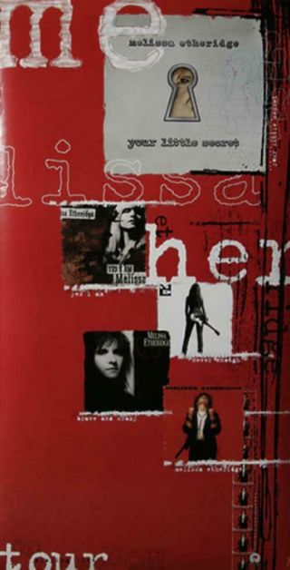 Melissa Etheridge Playing Live On Tour Now Usa Poster Promo Promo Poster