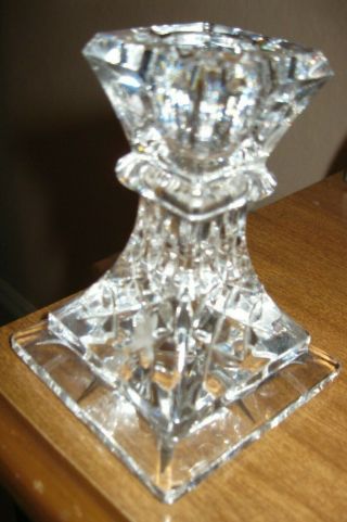 Waterford Crystal 4 " Lismore Candlestick Candle Holder -