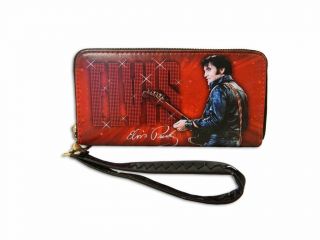 Elvis Presley Zipper Wallet 