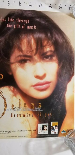Selena Quintanilla " Dreaming Of You  Memories Live Through The Gift Of Music "