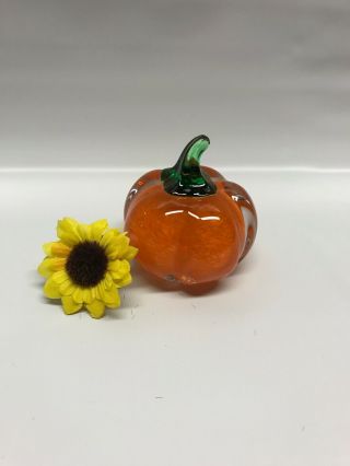 Gibson Art Glass Pumpkin